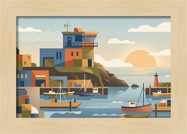 Harbor Masters House Overlooking Busy Bay