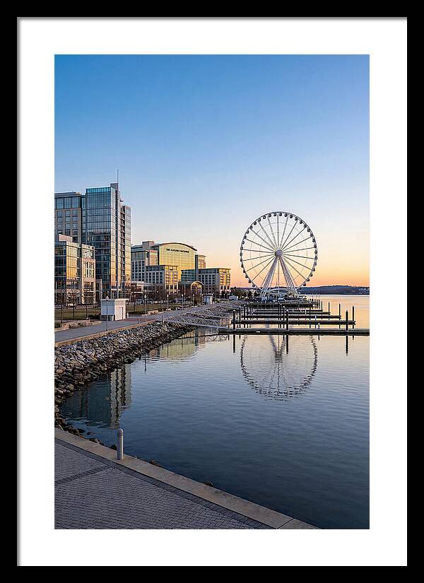Harbor Reflections At Dusk
