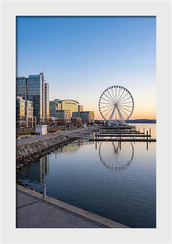 Harbor Reflections At Dusk