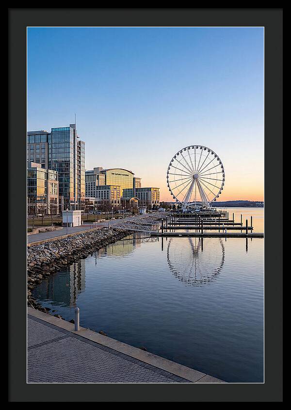 Harbor Reflections At Dusk