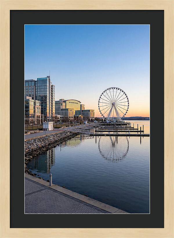 Harbor Reflections At Dusk