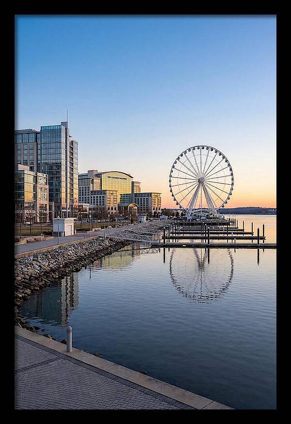 Harbor Reflections At Dusk