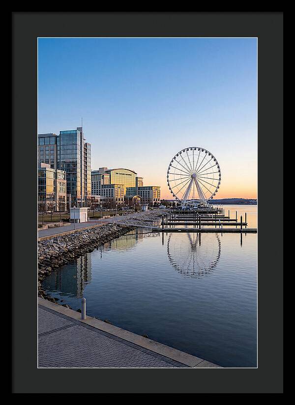 Harbor Reflections At Dusk
