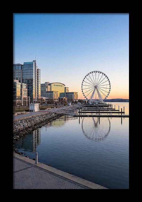Harbor Reflections At Dusk