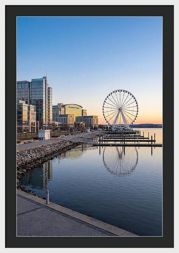 Harbor Reflections At Dusk