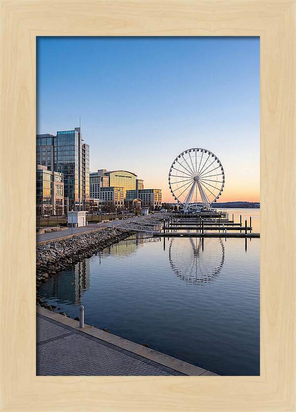 Harbor Reflections At Dusk