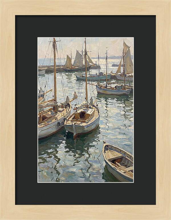 Harbor Serenity At Dawn