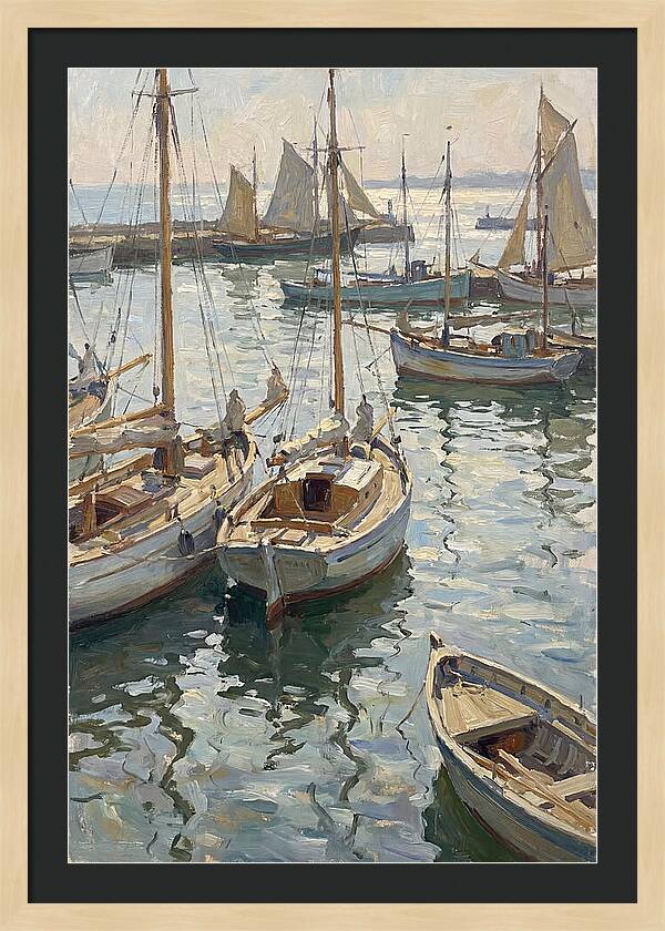 Harbor Serenity At Dawn