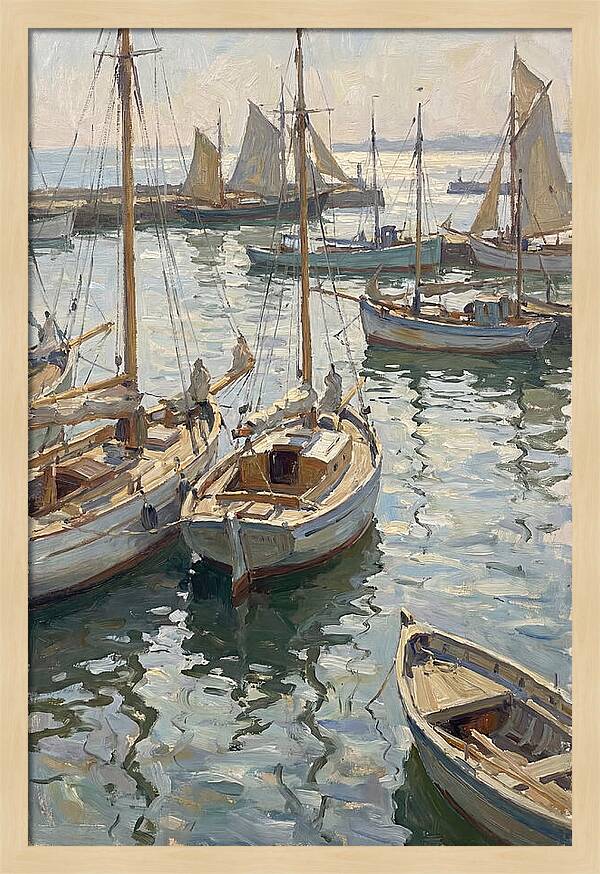 Harbor Serenity At Dawn