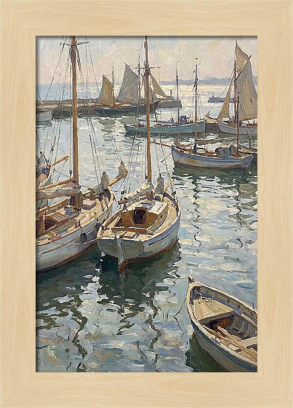 Harbor Serenity At Dawn