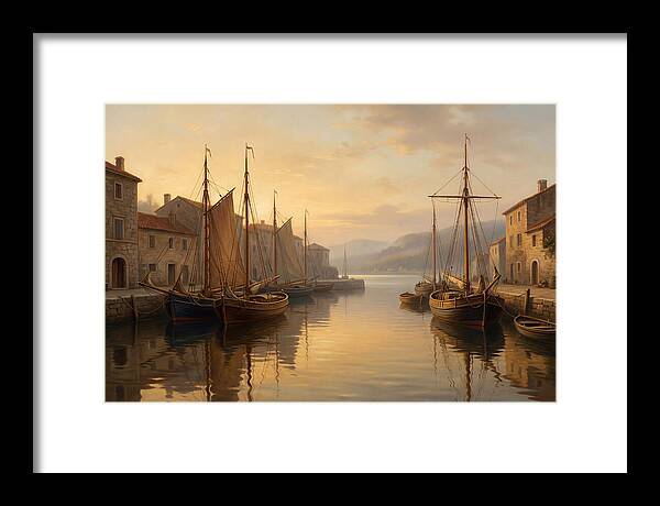 Harbor Serenity At Dusk