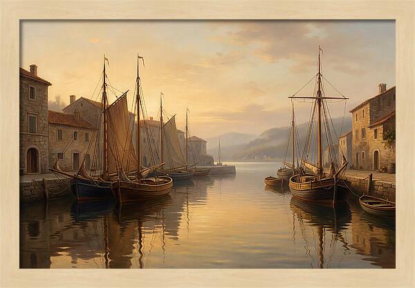 Harbor Serenity At Dusk