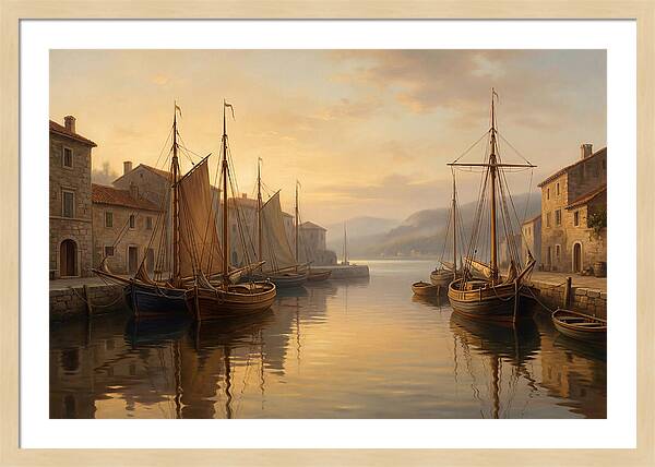 Harbor Serenity At Dusk