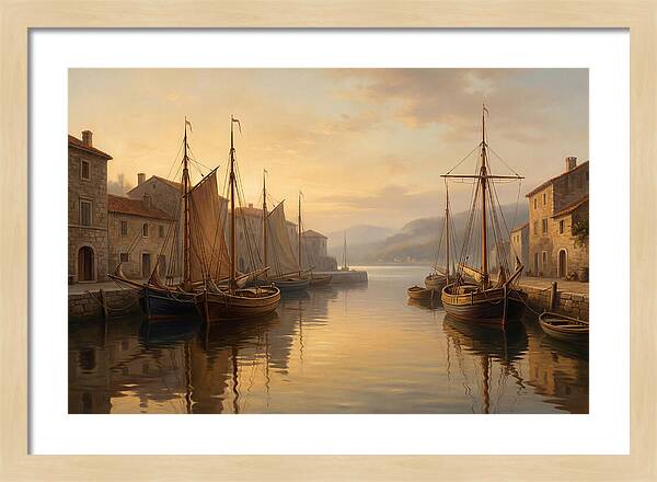 Harbor Serenity At Dusk