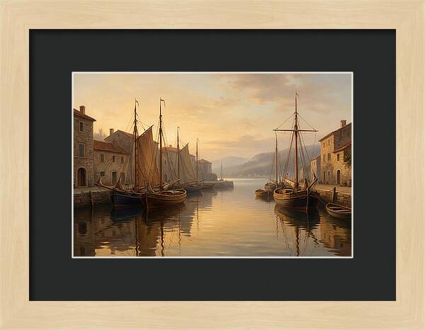 Harbor Serenity At Dusk