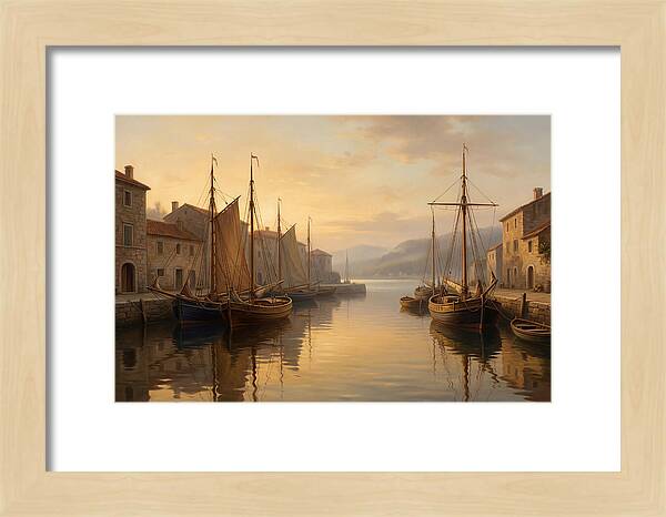 Harbor Serenity At Dusk