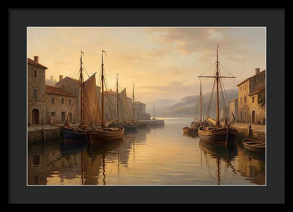 Harbor Serenity At Dusk