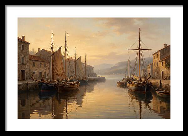 Harbor Serenity At Dusk