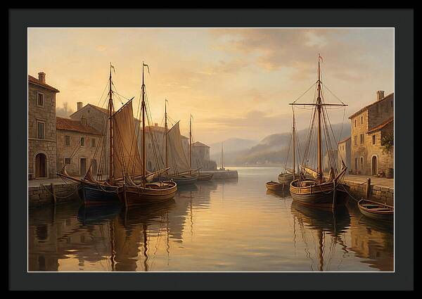 Harbor Serenity At Dusk