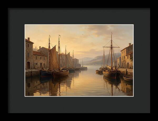Harbor Serenity At Dusk