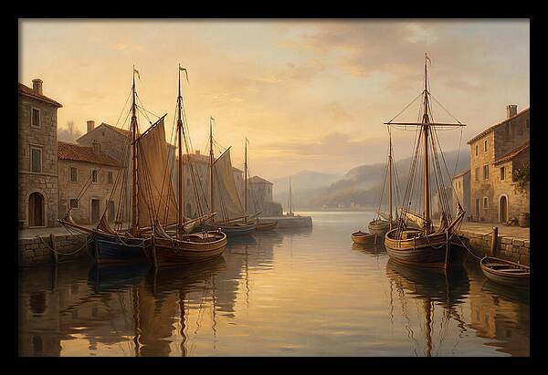Harbor Serenity At Dusk