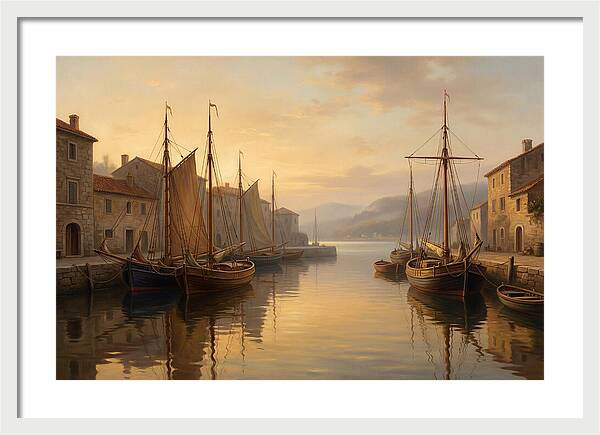Harbor Serenity At Dusk