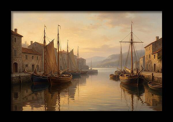 Harbor Serenity At Dusk