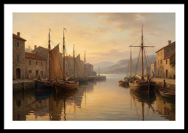 Harbor Serenity At Dusk