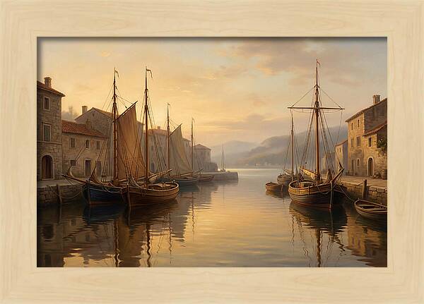 Harbor Serenity At Dusk