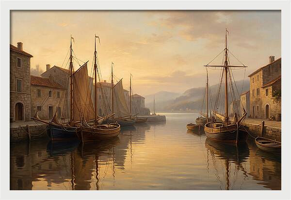 Harbor Serenity At Dusk