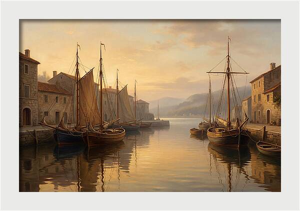 Harbor Serenity At Dusk