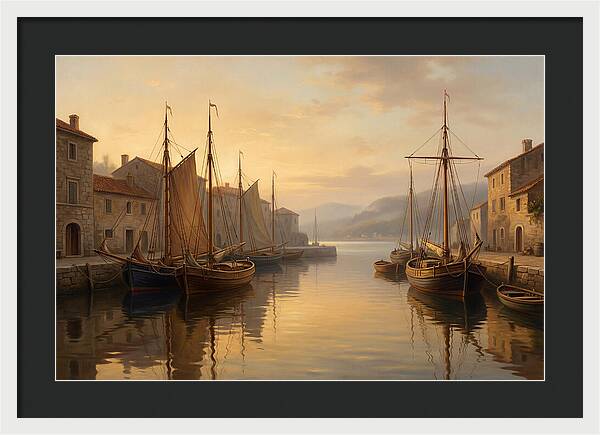 Harbor Serenity At Dusk