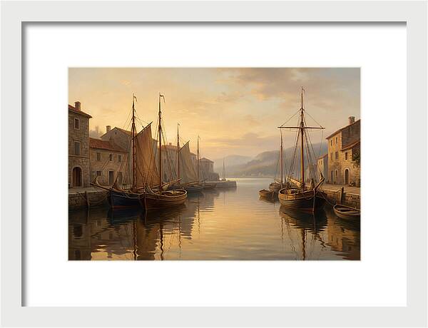 Harbor Serenity At Dusk
