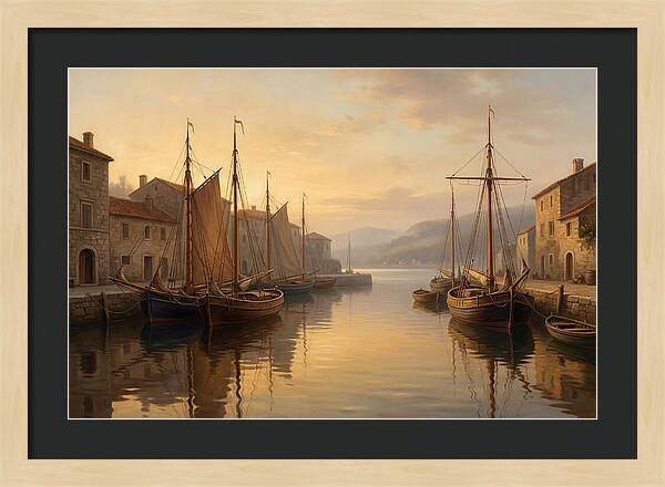 Harbor Serenity At Dusk