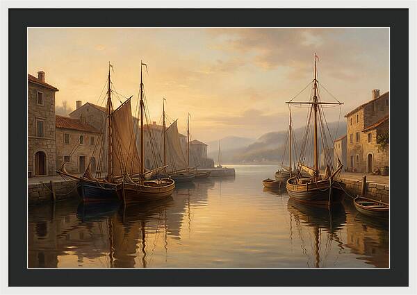 Harbor Serenity At Dusk