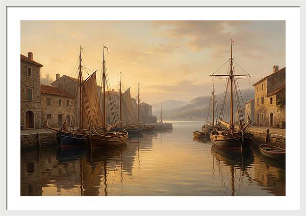 Harbor Serenity At Dusk