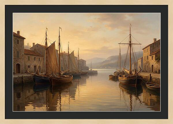 Harbor Serenity At Dusk