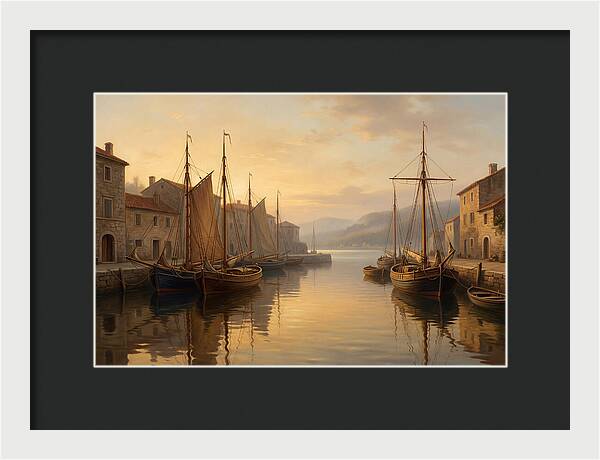 Harbor Serenity At Dusk