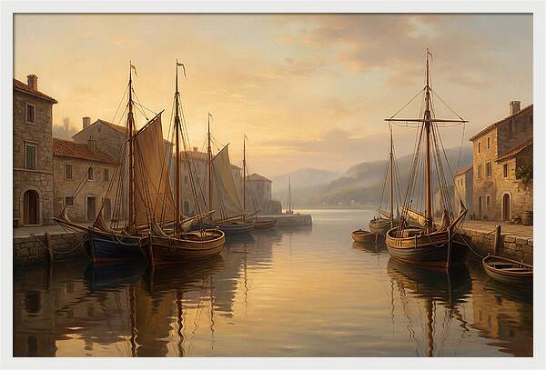 Harbor Serenity At Dusk