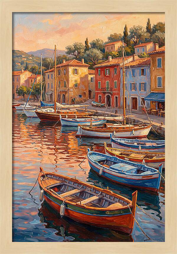 Harbor Serenity At Sunset