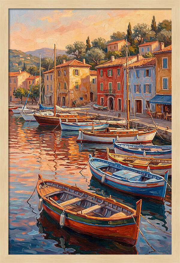 Harbor Serenity At Sunset