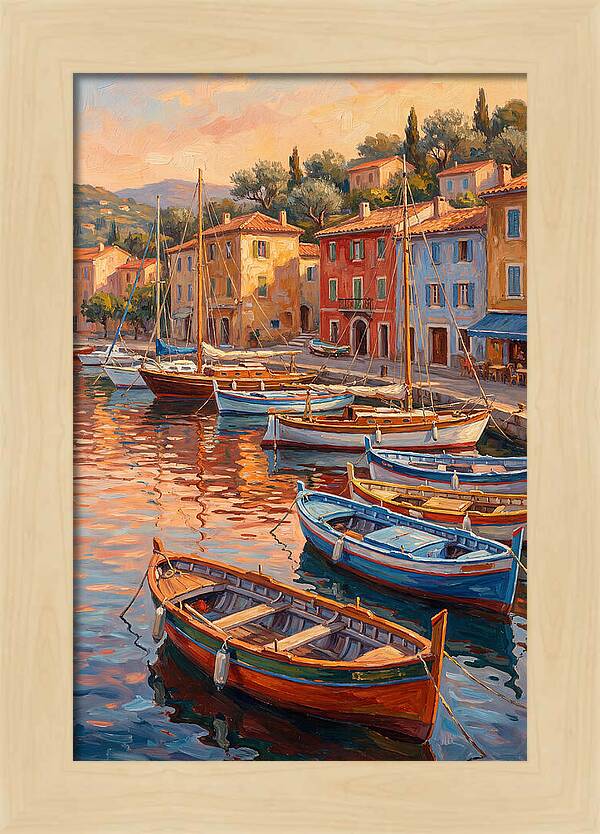Harbor Serenity At Sunset