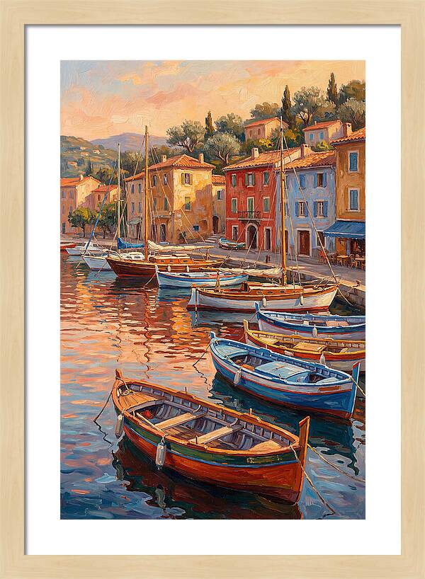 Harbor Serenity At Sunset