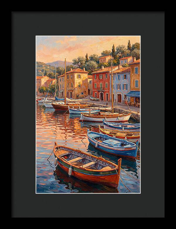 Harbor Serenity At Sunset