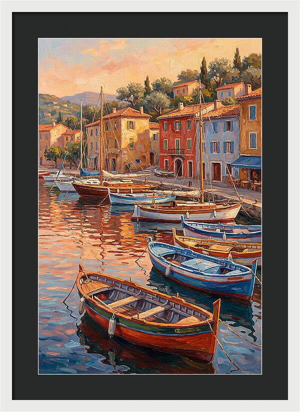 Harbor Serenity At Sunset
