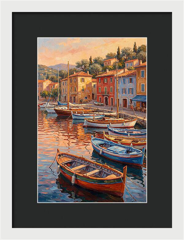 Harbor Serenity At Sunset