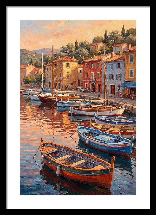 Harbor Serenity At Sunset