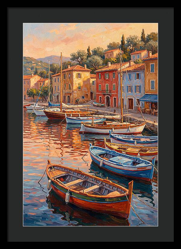 Harbor Serenity At Sunset