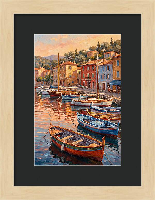 Harbor Serenity At Sunset