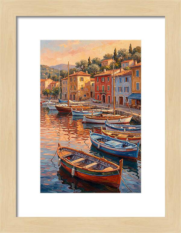 Harbor Serenity At Sunset